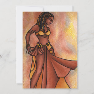 Belly Dancer Julkort