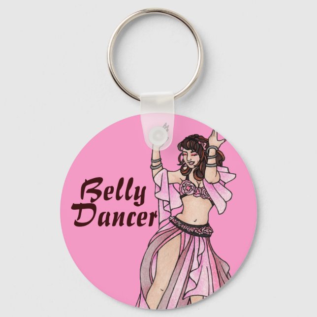 Belly Dancer Keychain Nyckelring (Framsida)