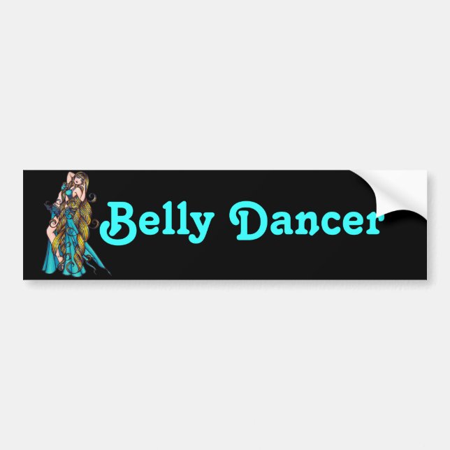 Belly Dancer Sticker Bildekal (Framsidan)
