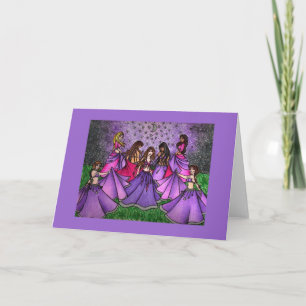 Belly Dancers i Lila Kort
