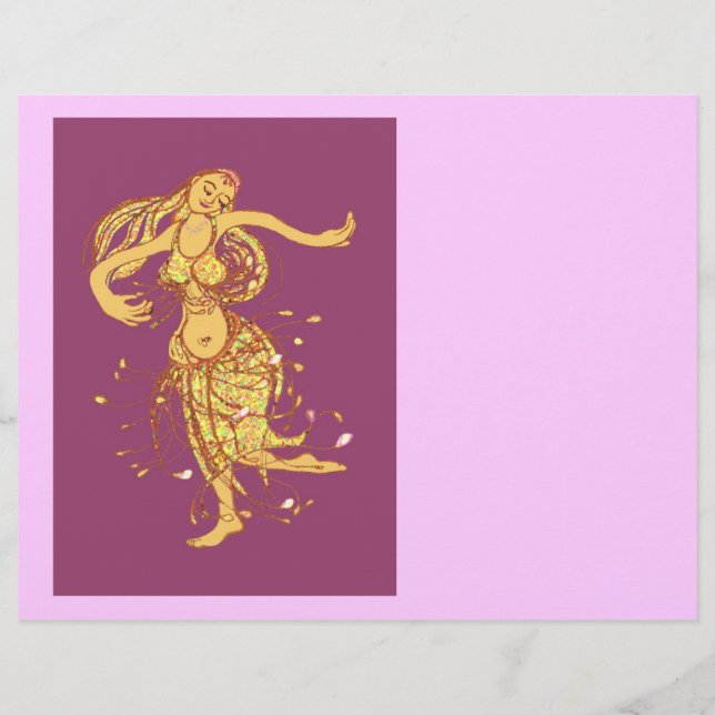 Belly dancers reklamblad (Framsidan)