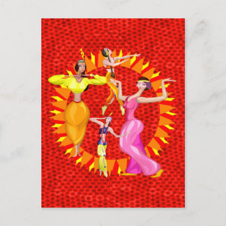 Belly Dancers Vykort