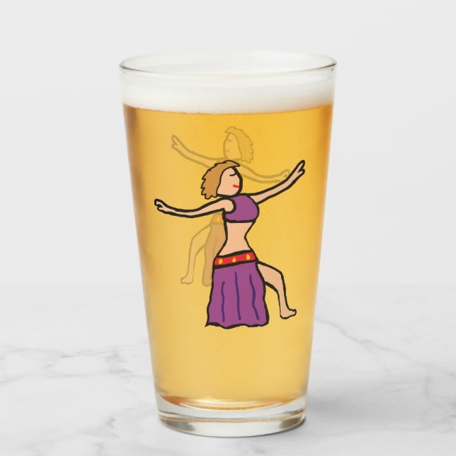 Belly Dancing Glaskopp (Framsida fylld)