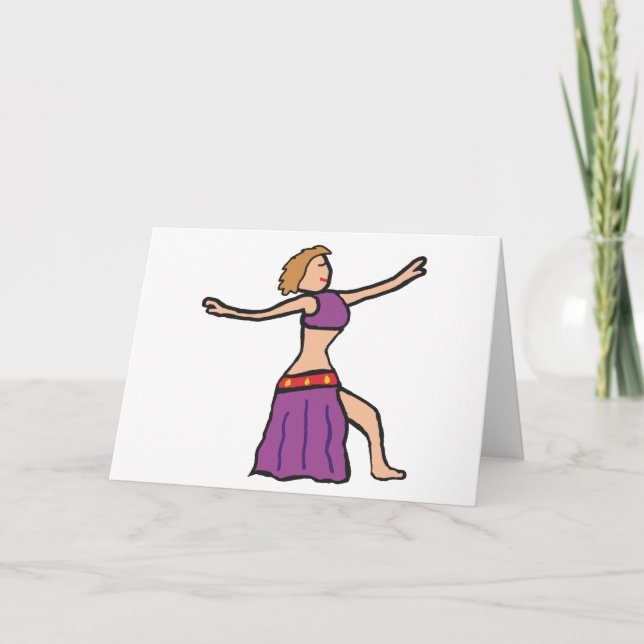 Belly Dancing Kort (Framsida)