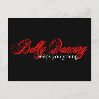 Belly Dancing Sten Vykort