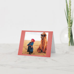 Belly-Laugh Child & Camel Kort