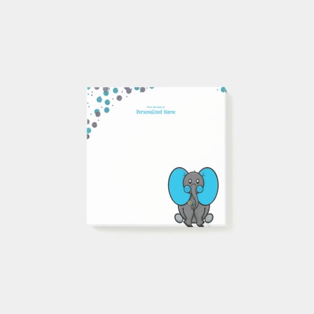 Belly Phant Dots Post-it Block (Framsida)