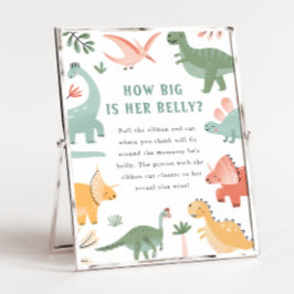 Belly-signatur för babystövel poster