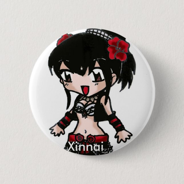 BellyDancer knäppas 6 - stam- fusion Knapp (Framsida)