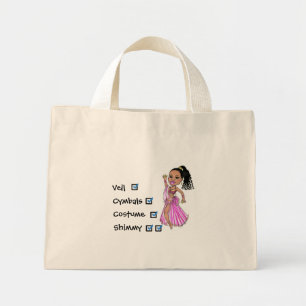 Bellydancer Tote Mini Tygkasse