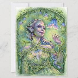 Bellz Art Card Fae Elf Magic Fantasy Forest Flower