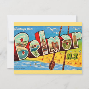 Belmar New Jersey vykort
