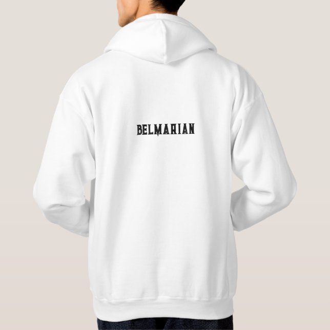 BELMARIAN-Manar Basic Hooded Sweatshirt (Baksida)