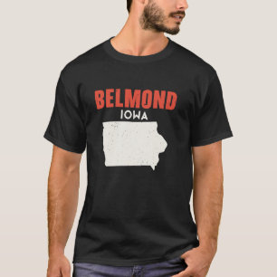 Belmond Iowa USA State America Travel Iowan T Shirt