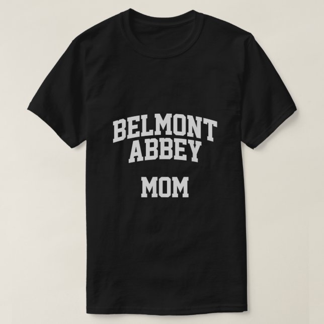 Belmont Abbey Mamma Athletic Arch College Universi T Shirt (Design framsida)