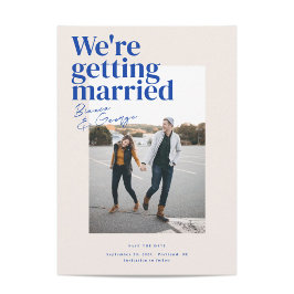 Belmont Bröllop spara datum Inbjudningar