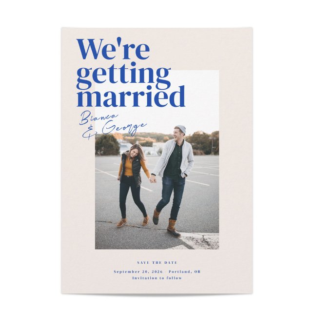 Belmont Bröllop spara datum Inbjudningar (Skapare uppladdad)