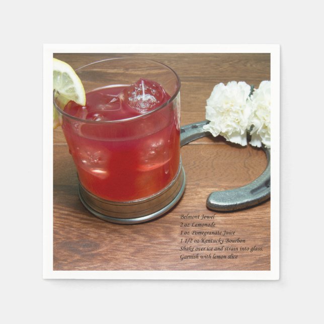 Belmont juvelcoctail pappersservett (Framsidan)