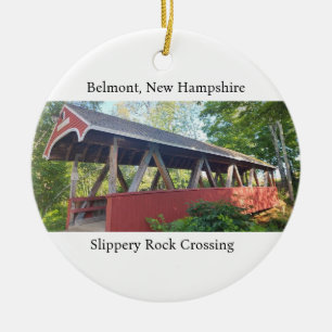 Belmont slippery sten korsar New Hampshire Julgransprydnad Keramik