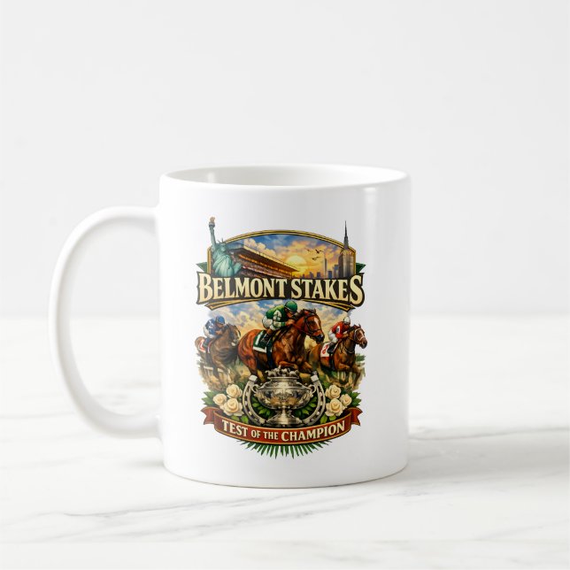 Belmont Stakes Kaffemugg (Vänster)