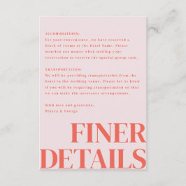 Belmont Vertikal Bröllop Tilläggskort