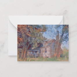 Belmont was near Ottoman, Virginia Anteckningskort