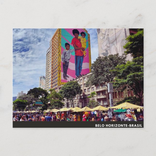 Belo horisontzonte - Brasil Vykort (Framsida)