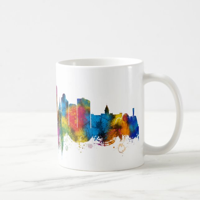 Belo Horizonte Brasil Siluett Kaffemugg (Höger)