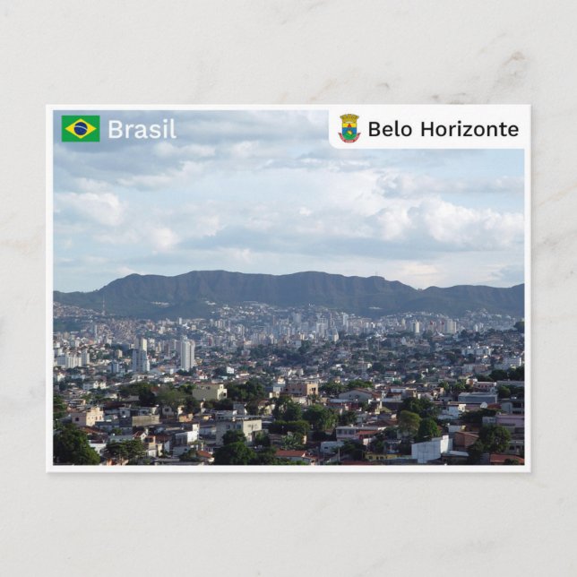 Belo Horizonte - Brasilien Vykort (Framsida)