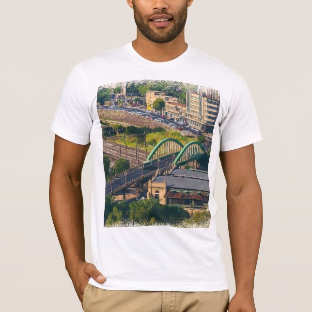 Belo Horizonte Landscape T Shirt (Framsida)
