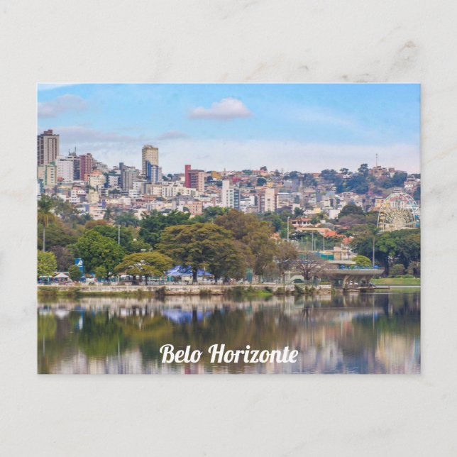 Belo Horizonte, Minas Gerais, Brasilien Vykort (Framsida)