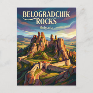Belogradchik-klipporna Bulgarien Vykort