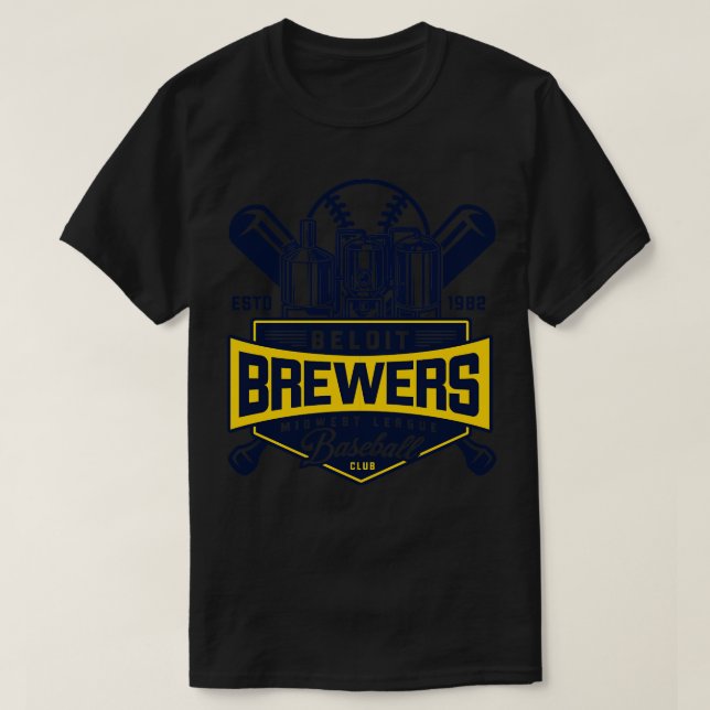 Beloit Brewers T Shirt (Design framsida)