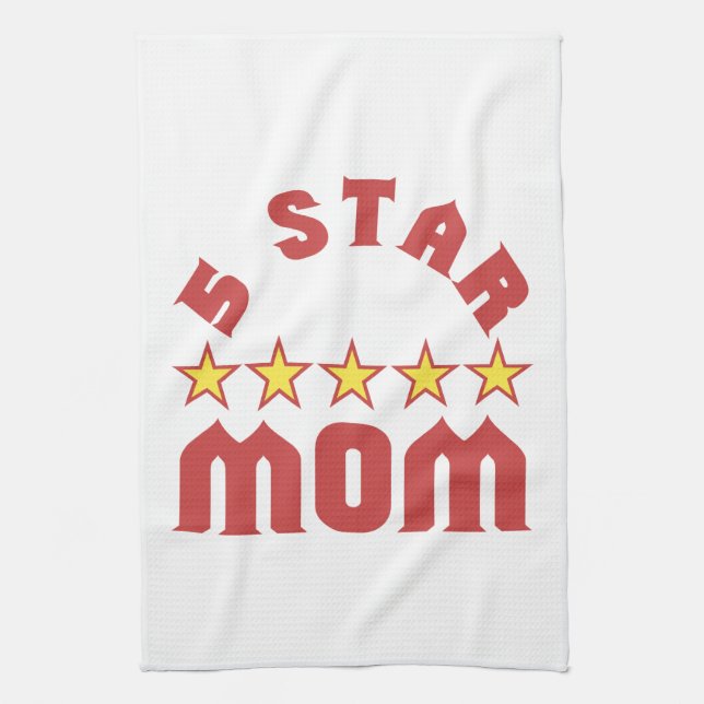 Belöna 5-stjärnig mamma kökshandduk (Vertikal)