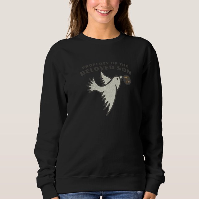 Belonging To The Beloved Son Holy Spirit Dove Matt T Shirt (Framsida)