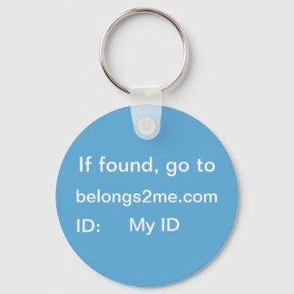 belongs2me.com Circle Nyckelring