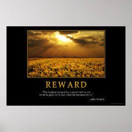 Belöning Poster