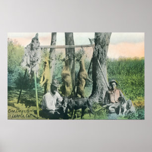 Belöningar från ett en dag HuntLake län, CA Poster