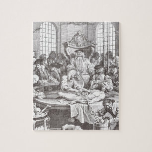 Belöningen av grymhet av William Hogarth Pussel