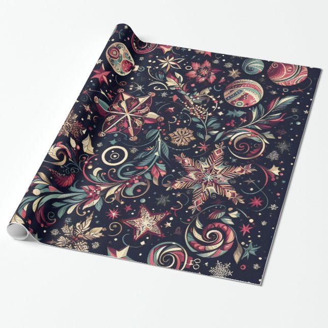 Belos Motivos de Natal Presentpapper (Utrullad)