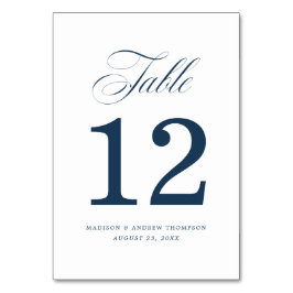 Beloved | Bordsnummer-kort för Bröllop Bordsnummer