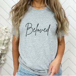 Beloved Faith Top, Religiösa Christian T-Shirt