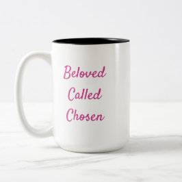 Beloved Kallad Chosen Inspiring Mugg