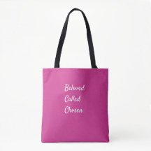 Beloved Kallas valt Söt Rosa Tote Bag
