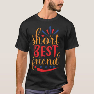 Beloved Kort Sidekick Min bästa vän Kort T Shirt