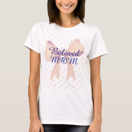 Beloved Mamma Simple Cute Modern Mors dag-kvinnor T Shirt