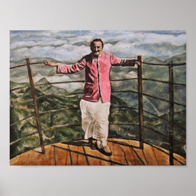 Beloved Meher Baba Poster (Framsidan)