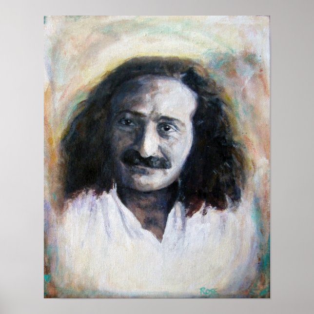 Beloved Meher Baba Poster (Framsidan)