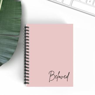 Beloved Minimalist Christian Faith Notebook Anteckningsbok