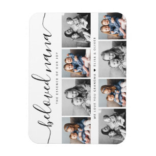 Beloved Nana Grandma Anpassningsbar Family Photo K Magnet